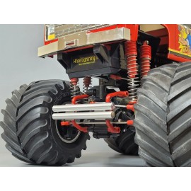 JP Garage Aluminum Axle Animal Bumper Round Guard Tamiya 1/10 Super Clodbuster Bullhead