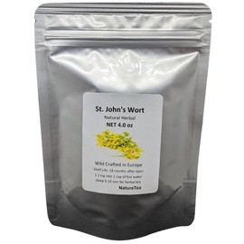St. John's Wort C/S - Dried Hypericum perforatum Loose Tea from 100% Nature (8 oz)