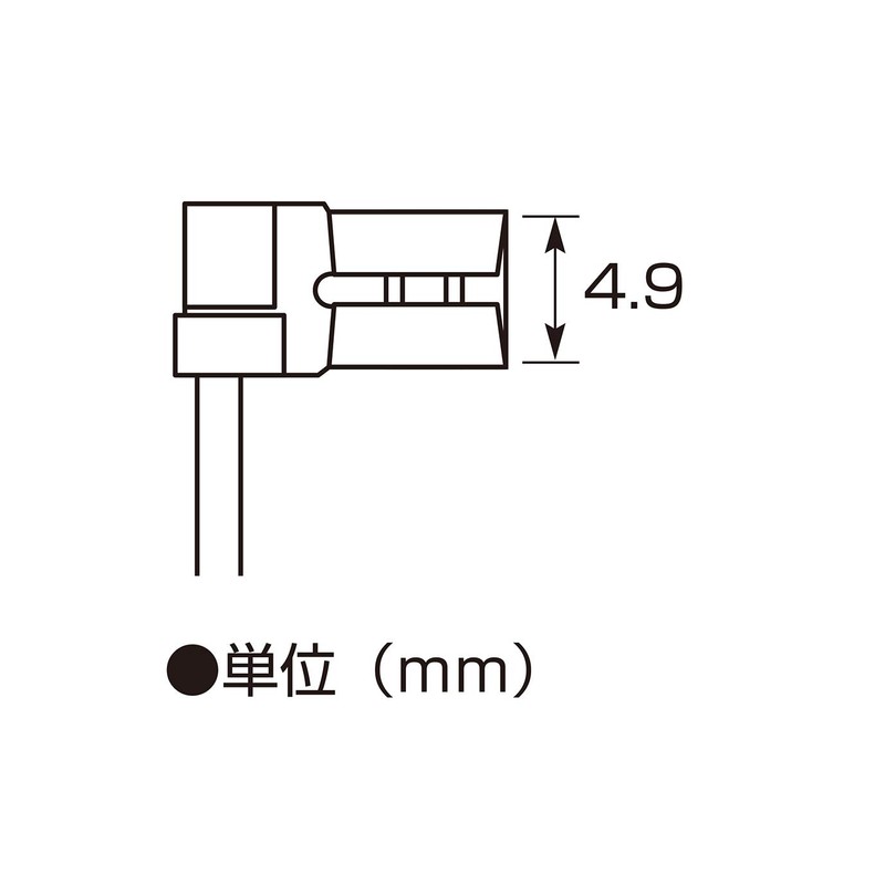 Kitaco 0900-755-01051 Brake Switch Terminal Set with Harness, 187 Type