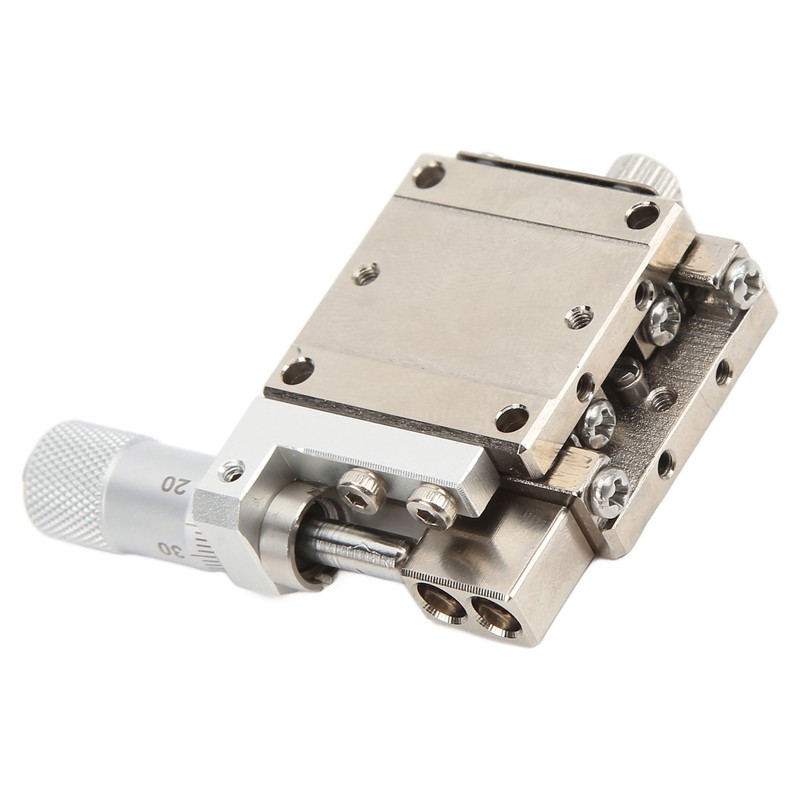 Linear Stage X Axes 25x25mm Micrometer Manual Displacement Platform Sliding