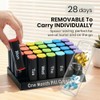 CAidRE Monthly Pill Organizer 2 Times a Day, 28 Day