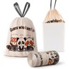 30-Pack 4 Gallon (15L) Panda Print Bin Liners | Colourful