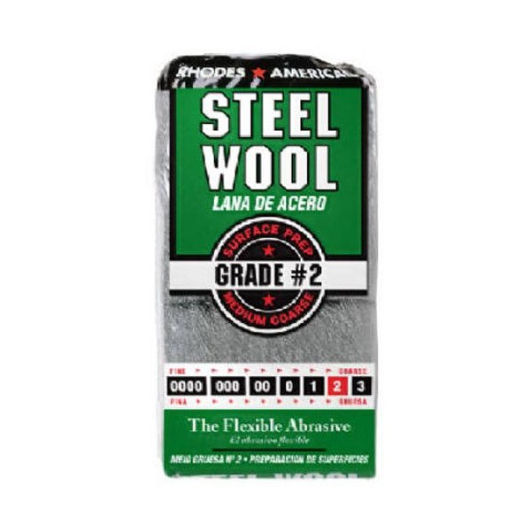 HOMAX PRODUCTS 10121112 Number 2 Steel Wool Pad, 12-Pack