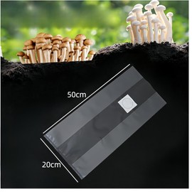 Ai-OUMLEEF Mushroom Growing Bags, Mushroom Bags,20-Pack Premium Polypropylene Spawn Bags with Filter Patch, 50 X32 X12cm, Autoclavable