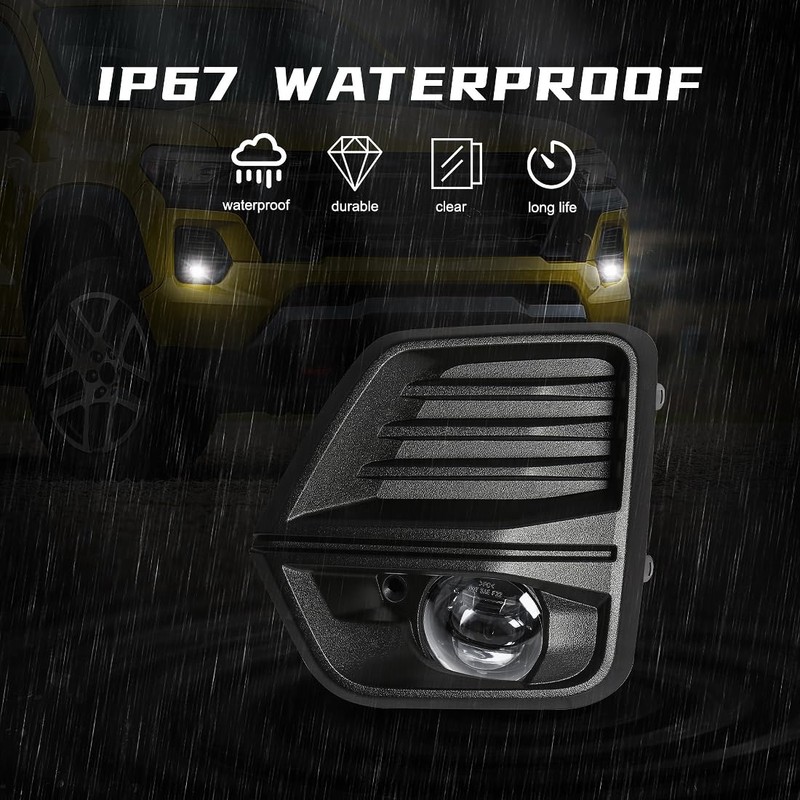 AFOGGEST LED Fog Light For Chevy Colorado 2023 2024 Front