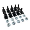 Region Offroad Rocker Trim Molding T-Bolts Compatible with Jeep CJ5