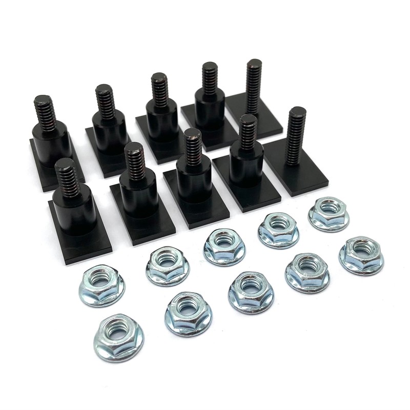 Region Offroad Rocker Trim Molding T-Bolts Compatible with Jeep CJ5