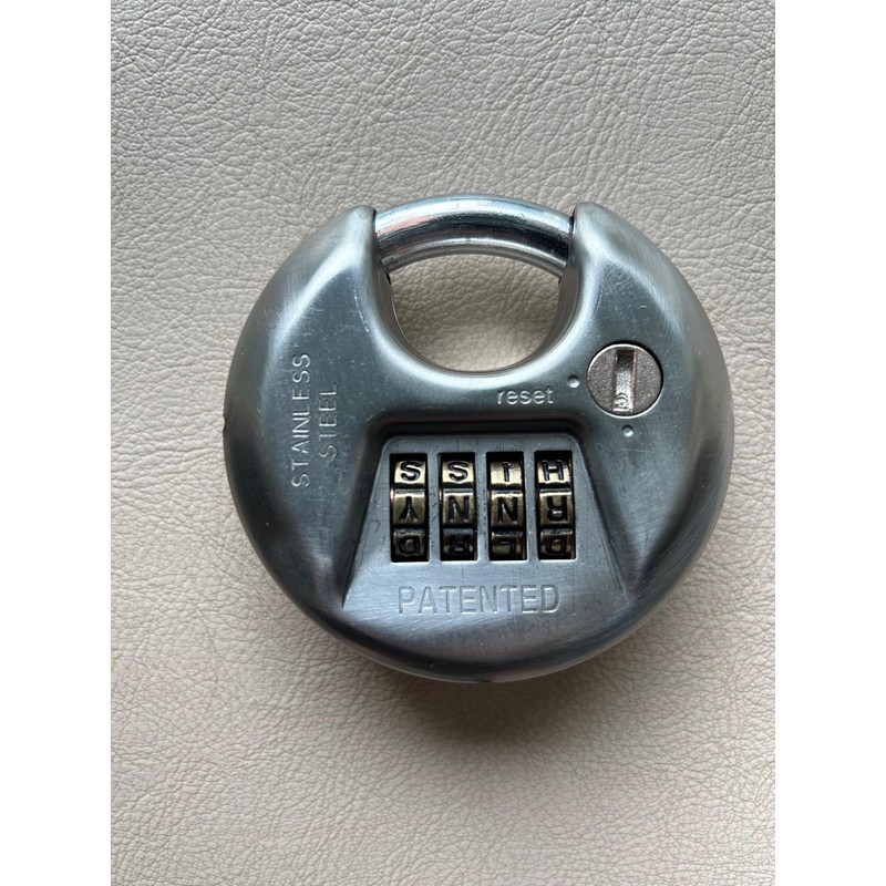 Word Discus Lock is an 80mm Stainless Steel Anti-Rust Discus