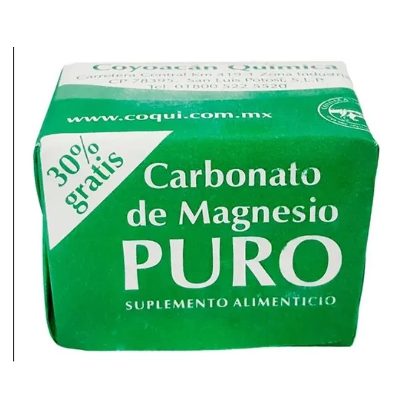 3 Cubes Carbonato de Magnesio Coqui 3 BLOCKS Magnesium Carbonate