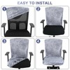 Tallew 4 Pcs Office Chair Covers Set Computer Universal Protective