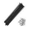 A ABSOPRO Bicycle Spoke 14G 195MM Mountain Bike Spoke Steel