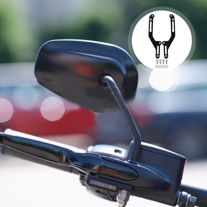 iplusmile 1 Pair Motorcycle Windscreen Adjusters Windshield Support Bracket Compatible