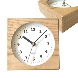 KATOMOKU Dual Use Clock 4 km-95NRC Natural Radio Clock Continuous Second Hand