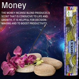 Satya Nag Champa Money Incense Sticks | x3 pack | with SAMASIA incense sticks holder | Used for Aromatherapy, Spa, Yoga, Weddings, Meditation, Healing, Positivity and Relaxation