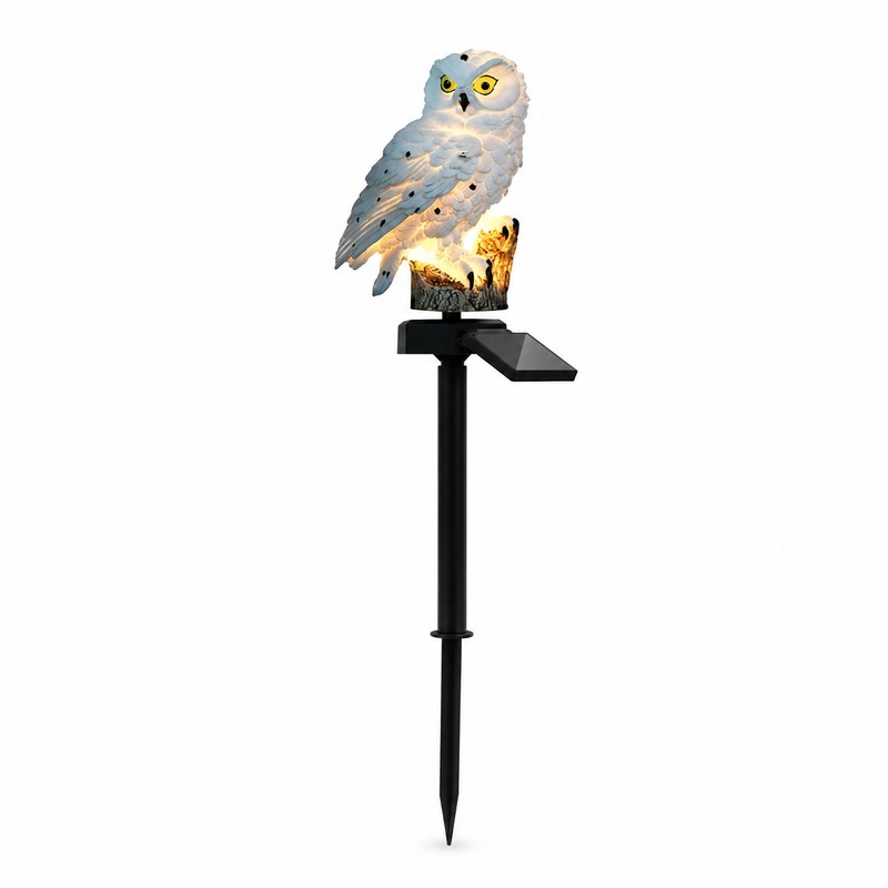 Solar Owl Garden Light for Outdoor Decor – Waterproof LED