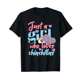 Chinchilla Design for Girls and Women T-Shirt