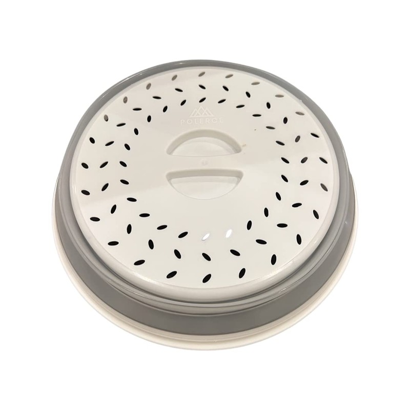 Microwave Plate Cover 10.5" Round Vented Collapsible Splatter Proof With