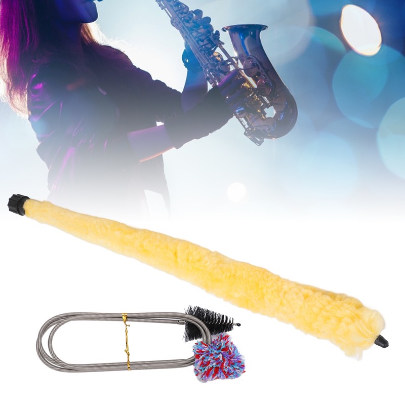 Saxophone Cleaning Brush Soft Duster Mouthpiece Cushion Wind Instrument Maintain
