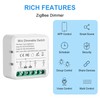 Zigbee Dimmer Flush-Mounted, Zigbee3.0 Dimmer Switch, Dimmer Switch for LED