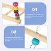 Sosoport Bird Swing Toy Wooden Bead Bridge Large Parrot Swing