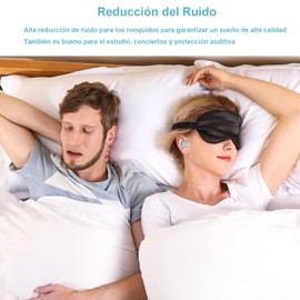 Tapones para Dormir,Tapones moldeables Oidos de Silicona，Nivel de bloqueo de sonido 32 dB，Tapones reutilizables para nadar， para Dormir en Caso de Ronquidos, Campo de tiro,Nadar, Viajar, Conciertos, Trabajar, Estudiar,Aviones