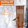 Metal Squirrel Proof Bird Feeder,Bird Feeders for Outdoors,Weight Activated Squirrel