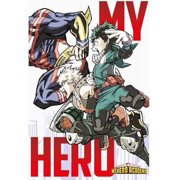 My Hero Academia - Coperta in pile 1 NAR, colore: Bianco/Multi - bambini