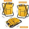 Kikerike Backpack Stool Cooler Chair Heavy Duty 300 LBS Max