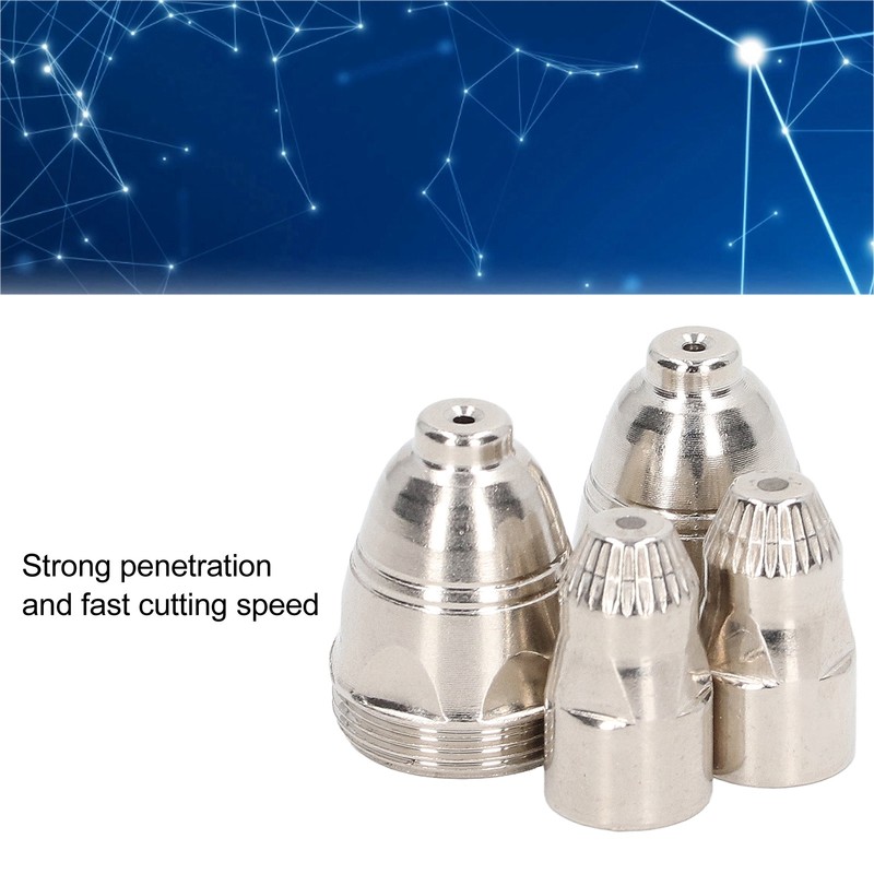 50PCS Plasma Cutting Torch Consumable Kit Copper Strong Penetration Plasma