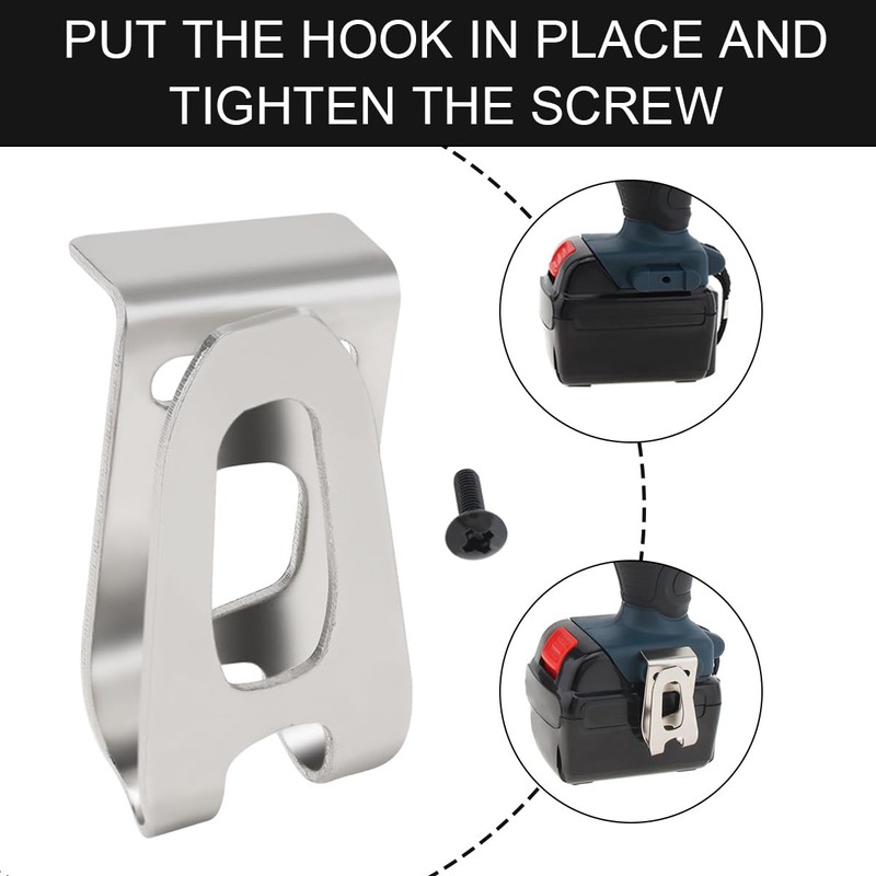 ChgImposs Replacement Belt Hook Clip, 5 Pack Electric Drill Belt