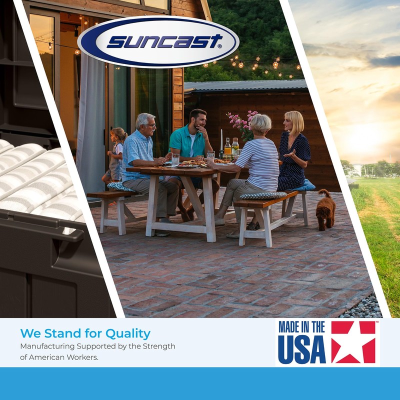 Suncast 33.5-Gallon Capacity Package Delivery Box, Parcel Drop Box with