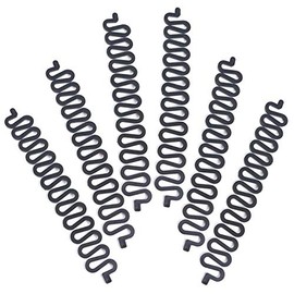 6PCS Hair Braiding Tool Set - French Braider Roller with Hook Magic Twist Styling Bun Maker Centipede Braiders DIY Hair Accessories Black for Women