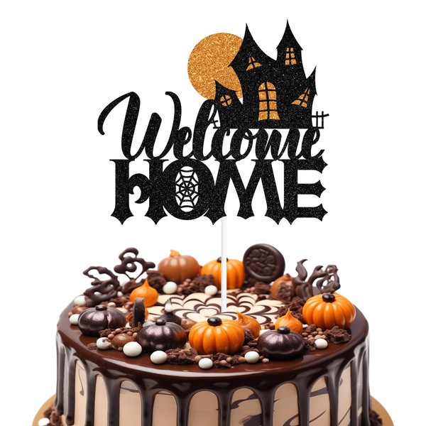 Decoración para tartas de Welcome Home New Home New Chapter, Home Sweet Home, Welcome Back, decoración de fiesta de inauguración de la casa y baby shower