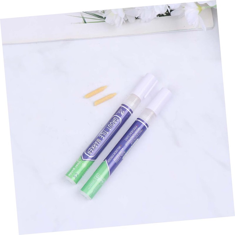 DOITOOL Grout Tile Pen Kit 4pcs White Rejuvenate Grout Restorer