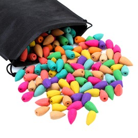 Aneco 180 Pieces Backflow Incense Cones 10 Mixed Natural Scents Rose Jasmine Lily Mint Lavender and More Kinds of Mixed Natural Backflow Incense Cones