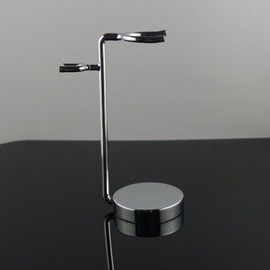 Stainless Shaving Brush Razor Stand by Frank Shaving