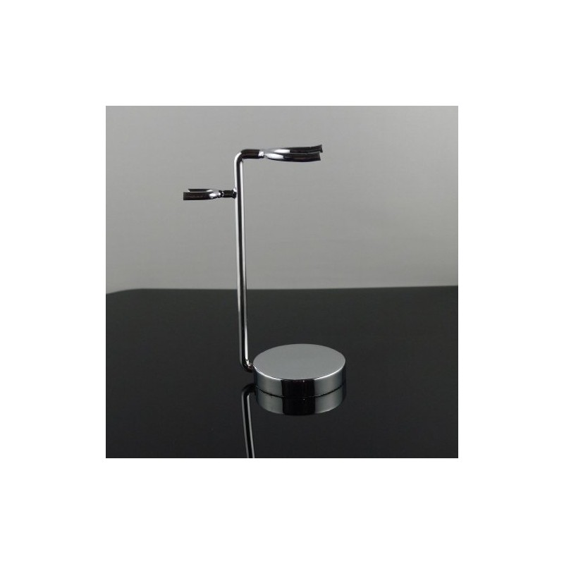 Stainless Shaving Brush Razor Stand by Frank Shaving