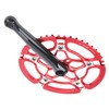 BCD130mm Bike Crankset Crank Arm Aluminium Alloy 47T Single Speed
