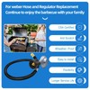 25" For Weber Hose and Regulator kit, Compatible With Spirit