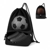 Portable Soccer Bag with Zippered Shoe Compartment