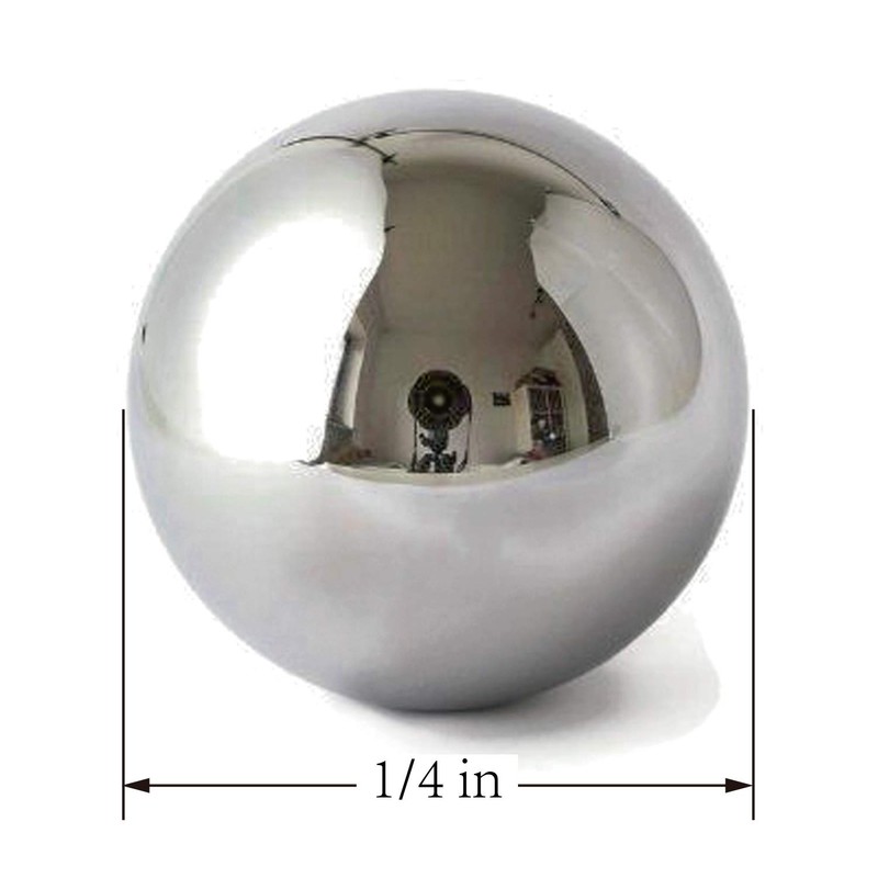 HFS(R) 100 Pieces 1/4" Bracket Bike Loose Bearing Balls Stainless