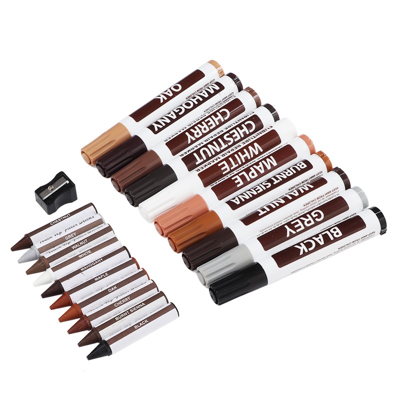 10Pcs Furniture Markers Waterproof Quick Dry Scrub Resistant Widely Used