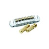 Guyker Guitar Wraparound Bridge Adjustable Stoptail with Brass Saddles &