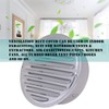 6'' Stainless Steel Air Vents, Round Louver Grille Vent Cover