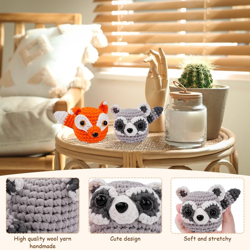 Outbit Crochet Set for Beginners, Complete Crochet Set with Step-by-Step