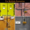 4 Digit Heavy Duty Combination Lock - 105mm Long Shackle