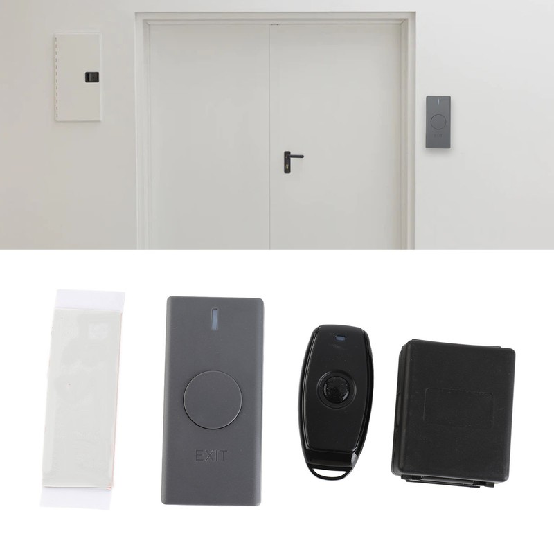 Wireless Access Control System with Door Exit Button Controller Remote