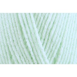 James C Brett Baby Twinkle DK Yarn Double Knitting Sparkly Glitter Wool for Crocheting, Blankets, Baby Garments, Accessories - 100g Ball - Mint BT7 - Single (1 Ball)