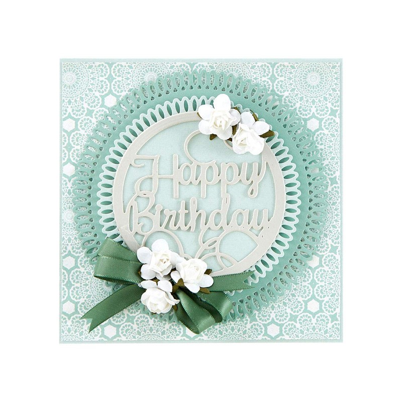 Spellbinders Etched Dies by Becca Feeken-Circles- Picot Petite