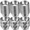 Mimorou 100 Pack 3.3 Inch Stainless Steel Sauce Dishes Bulk